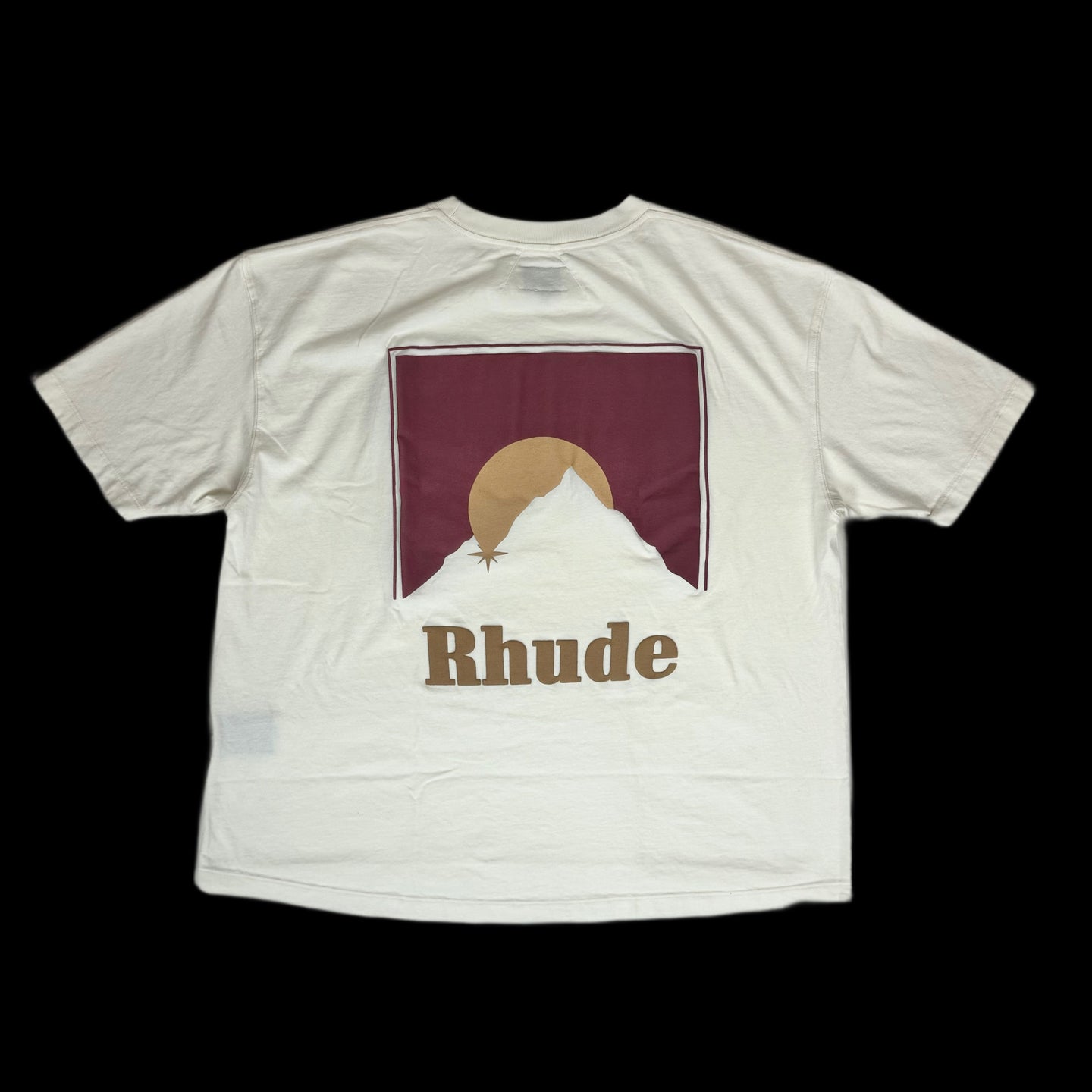 2023 rhude mountain puff print tee