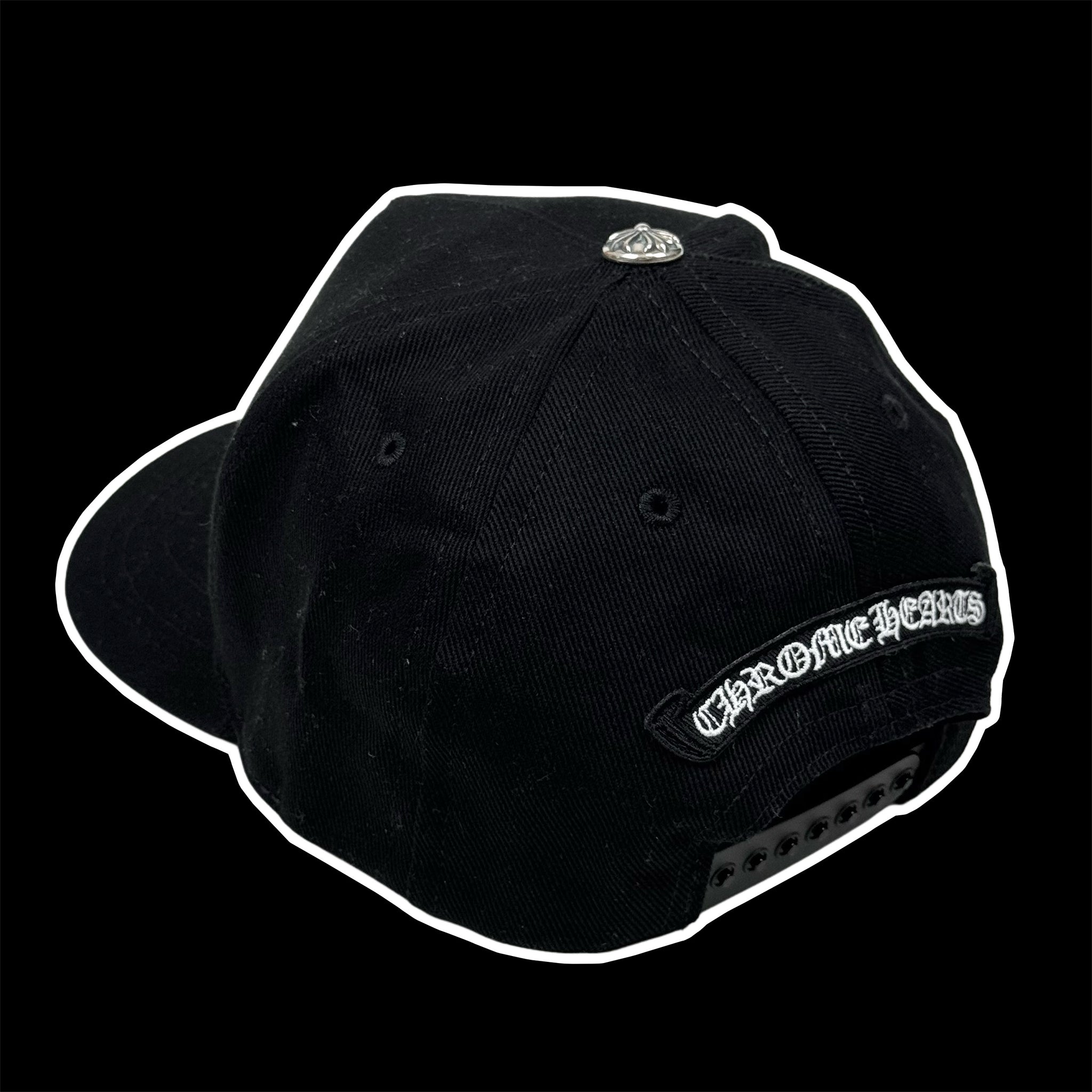 chrome hearts vertical logo hat – change clothes