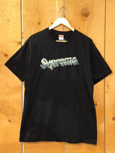 Load image into Gallery viewer, 2020 supreme chrome logo tee black
