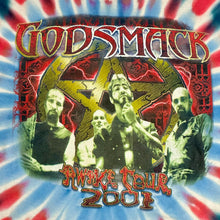 Load image into Gallery viewer, 2001 godsmack with deftones awake tour tie dye tee
