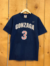 Load image into Gallery viewer, 2000s nike gonzaga jersey letters 3 tee
