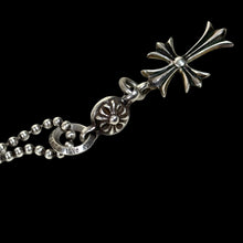 Load image into Gallery viewer, chrome hearts tiny cross + ball pendant

