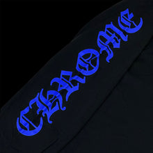 Load image into Gallery viewer, chrome hearts 1988 long sleeve tee black blue logos
