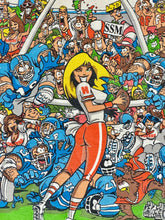 Load image into Gallery viewer, late 90s hooters football tight end tee
