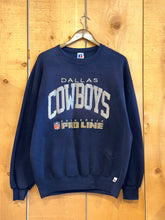 Load image into Gallery viewer, 90s russell dallas cowboys pro line applique crewneck
