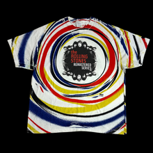Load image into Gallery viewer, 2002 rolling stones remastered collection swirl print tee
