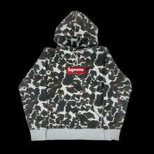 Load image into Gallery viewer, 2012 supreme box logo hoodie duck camo
