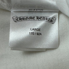 Load image into Gallery viewer, chrome hearts gradient circle logo tee white
