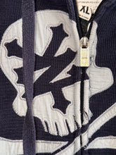 Load image into Gallery viewer, y2k zoo york jolly roger fleece lined zip up hoodie
