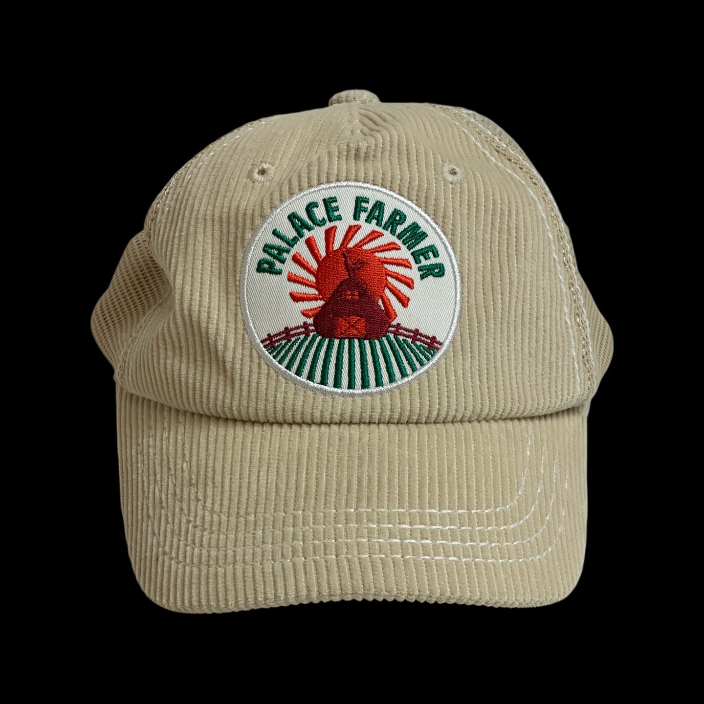 2022 palace farmer low crown trucker hat cream