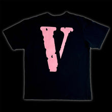 Load image into Gallery viewer, vlone friends tee black pink
