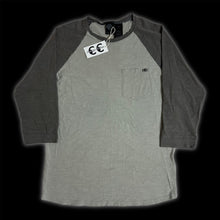 Load image into Gallery viewer, vintage harley slub cotton raglan tee stone grey
