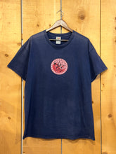 Load image into Gallery viewer, 2000 saiyuki manga anime yin yang logo tee navy
