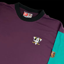 Load image into Gallery viewer, vintage nike anaheim mighty ducks l/s mesh top
