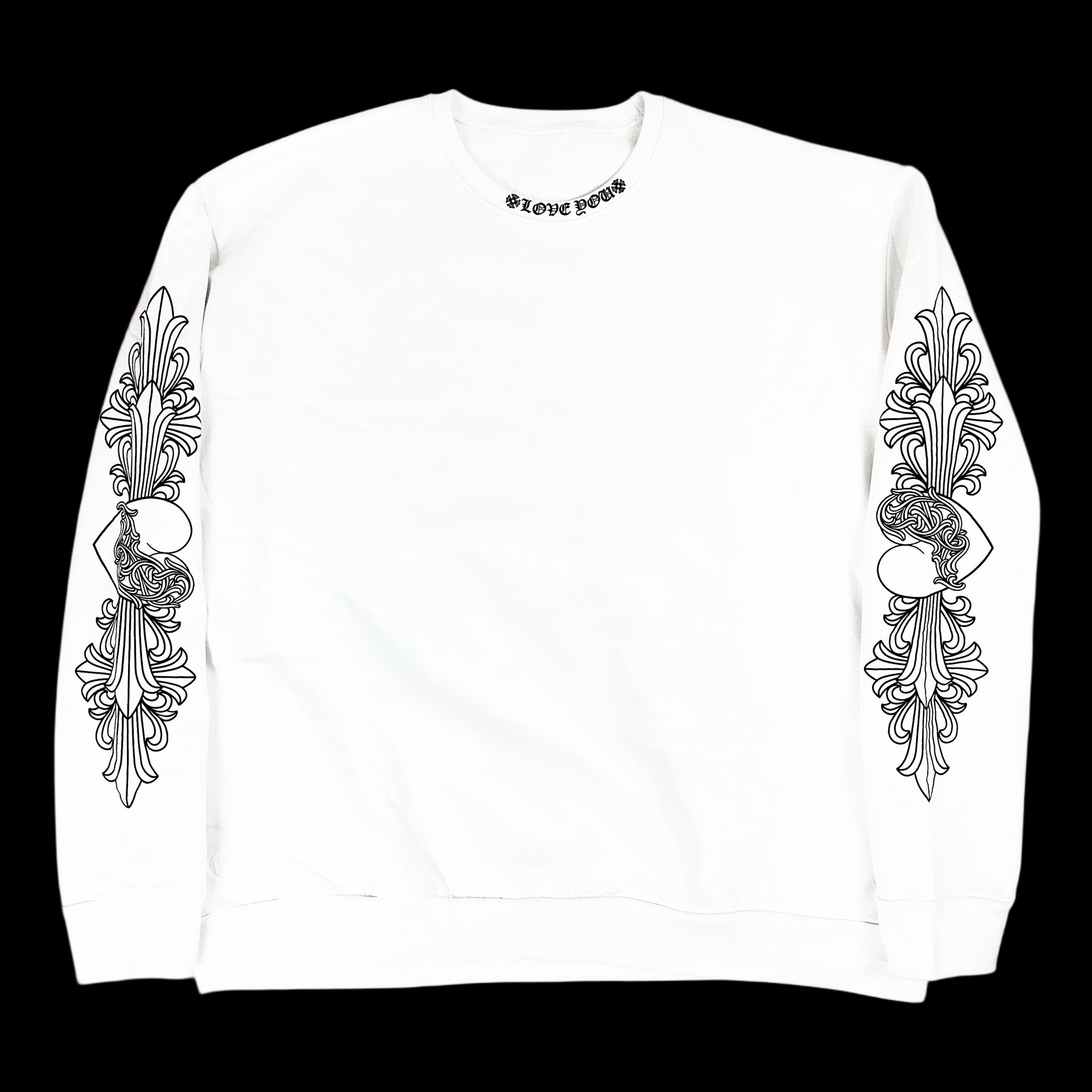 chrome hearts 最新作LOVE YOU スウェット