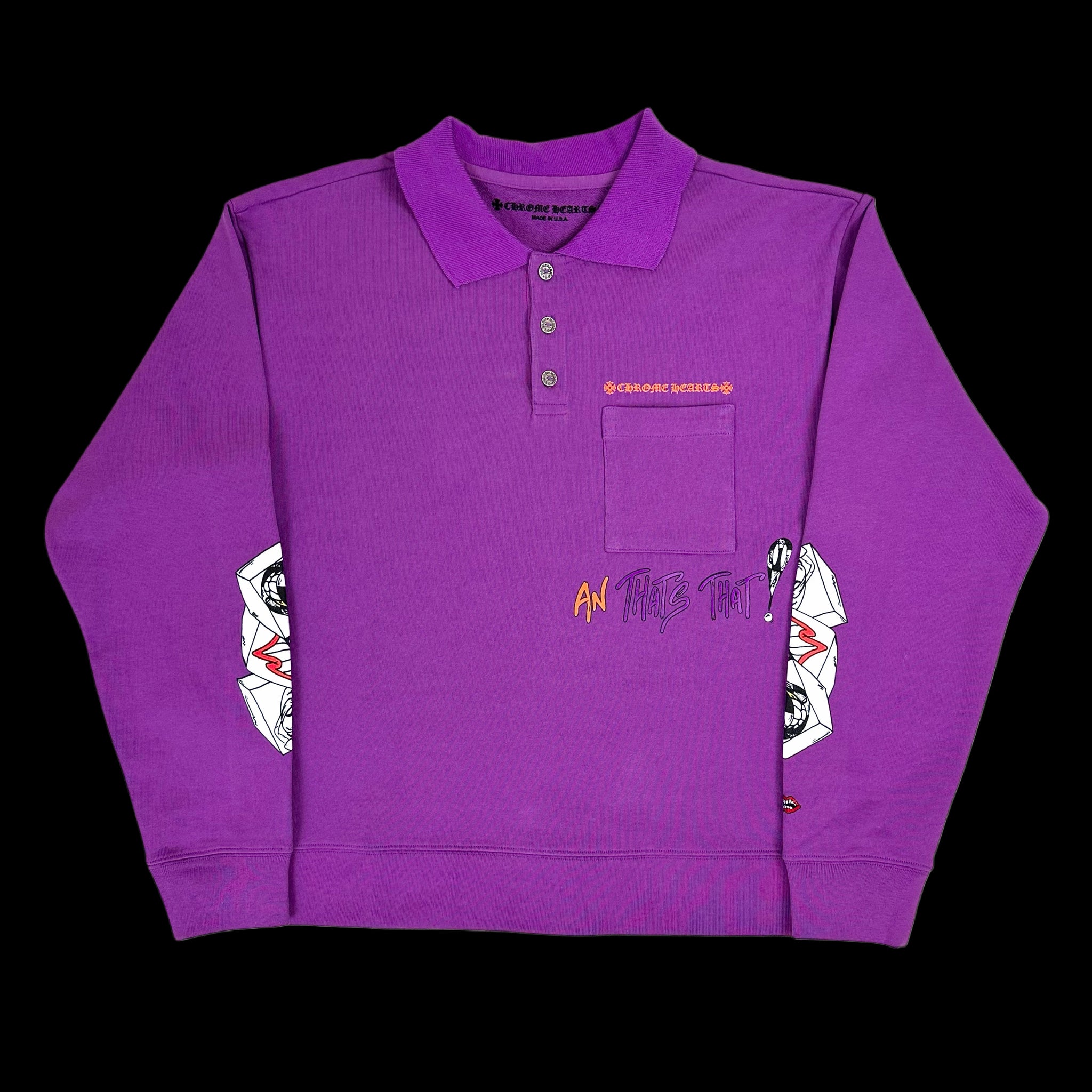 2024 chrome hearts ppo mattyboy i want more rugby sweatshirt