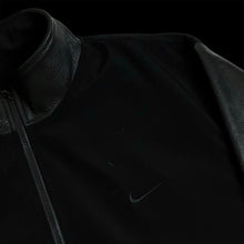 Load image into Gallery viewer, vintage nike fiesta bowl nylon leather satin track jacket
