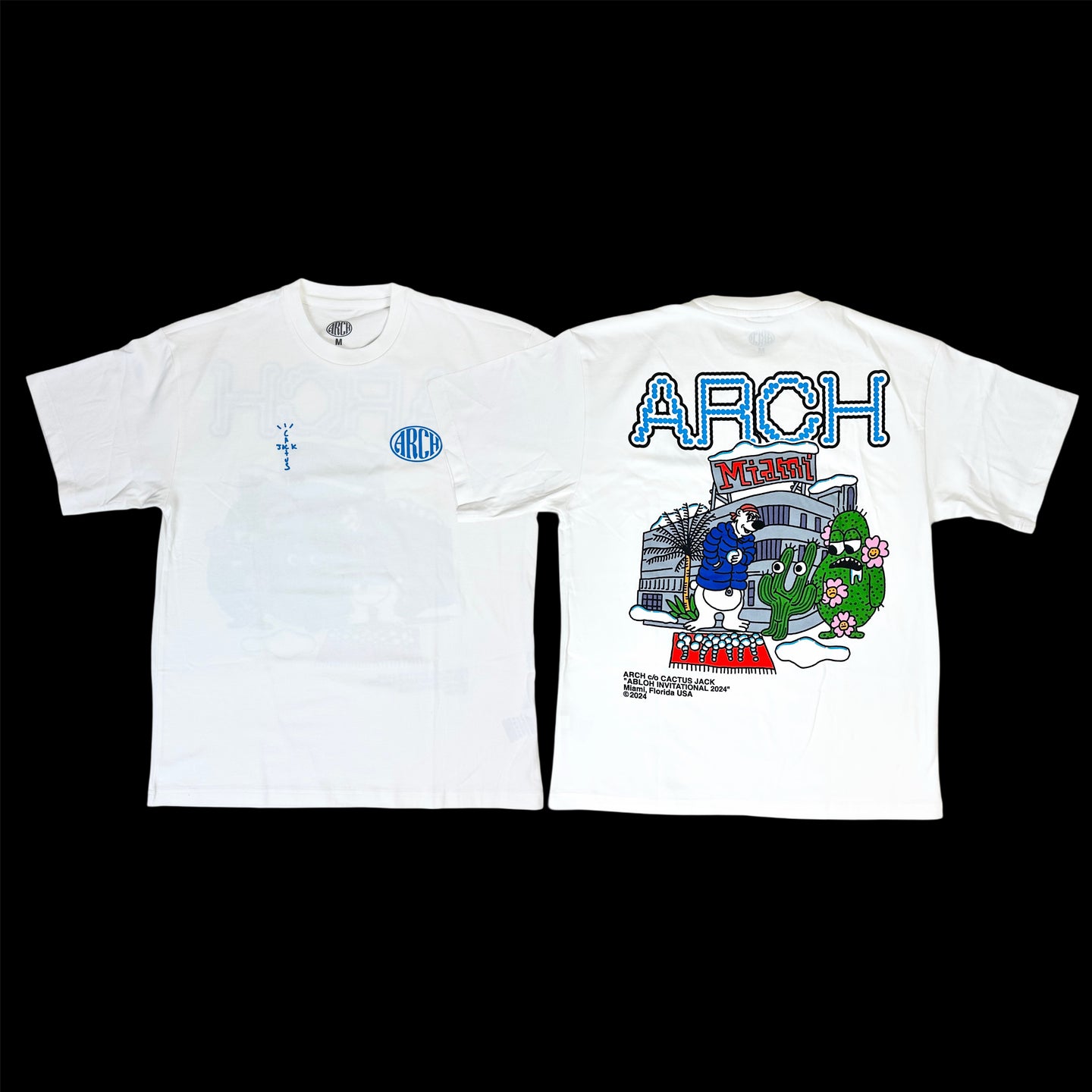 2024 cactus jack abloh invitational miami tee