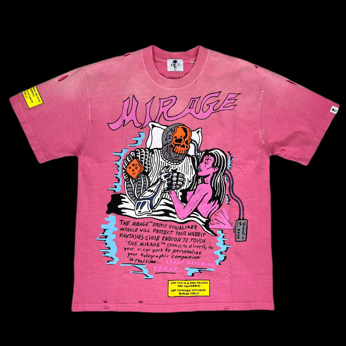 2023 warren lotas mirage tee pink