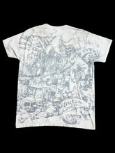 Load image into Gallery viewer, late 2000s disneyland pirates of the caribbean aop tee
