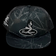 Load image into Gallery viewer, 2025 supreme pinup trucker hat realtree
