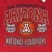 Load image into Gallery viewer, 1997 u of a national champions basketball tee red
