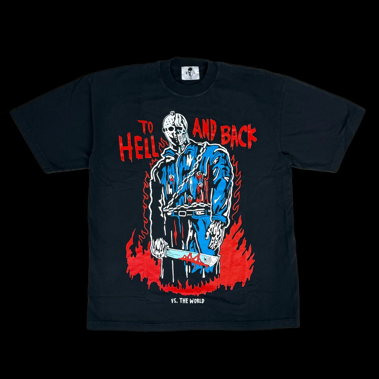 2023 warren lotas hell and back tee black