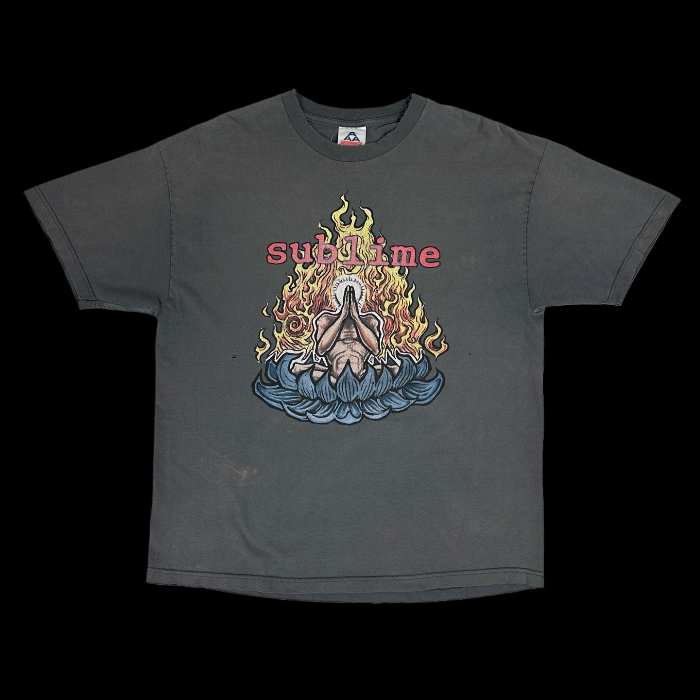 1997 sublime flaming lotus tee