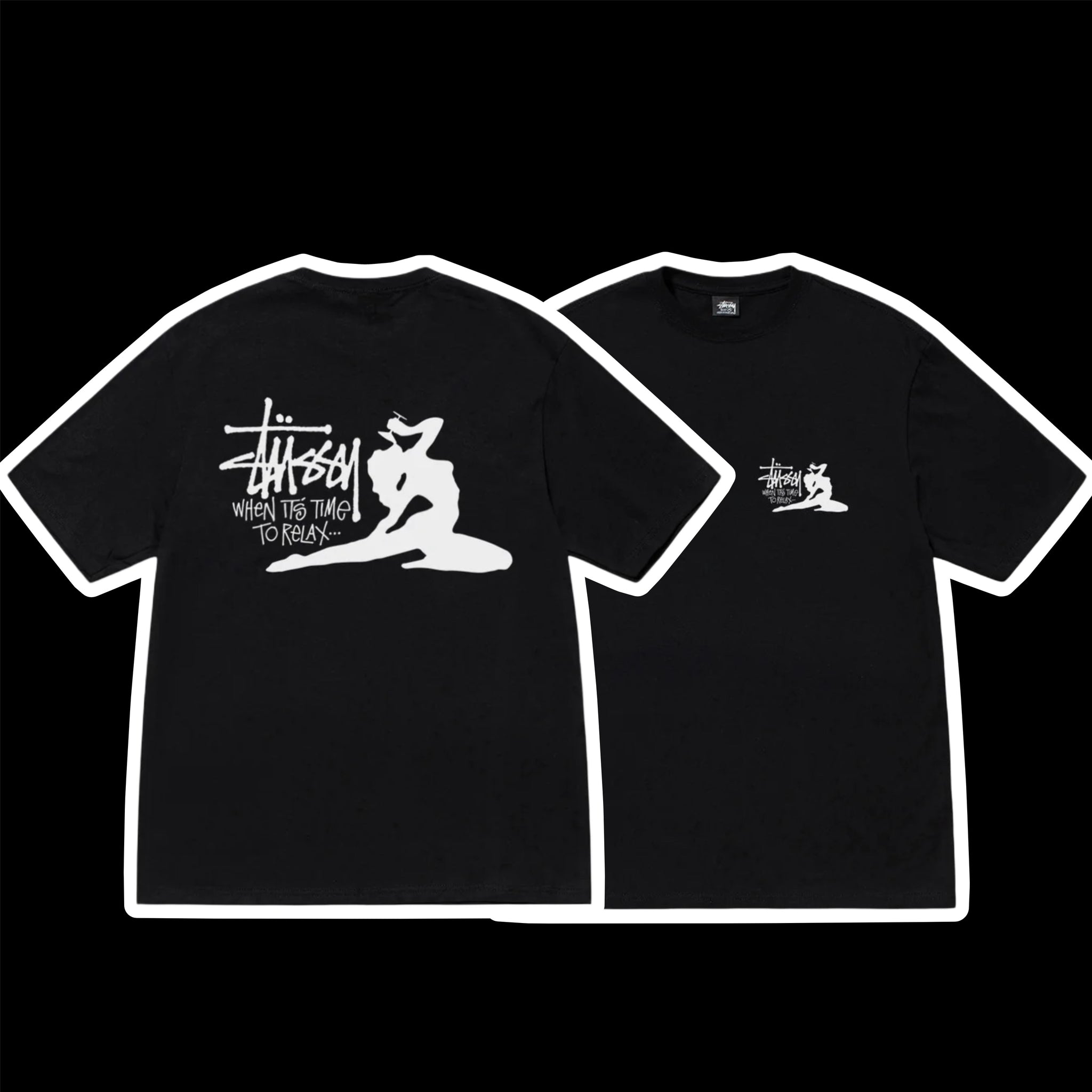 2024 stussy relax tee – change clothes