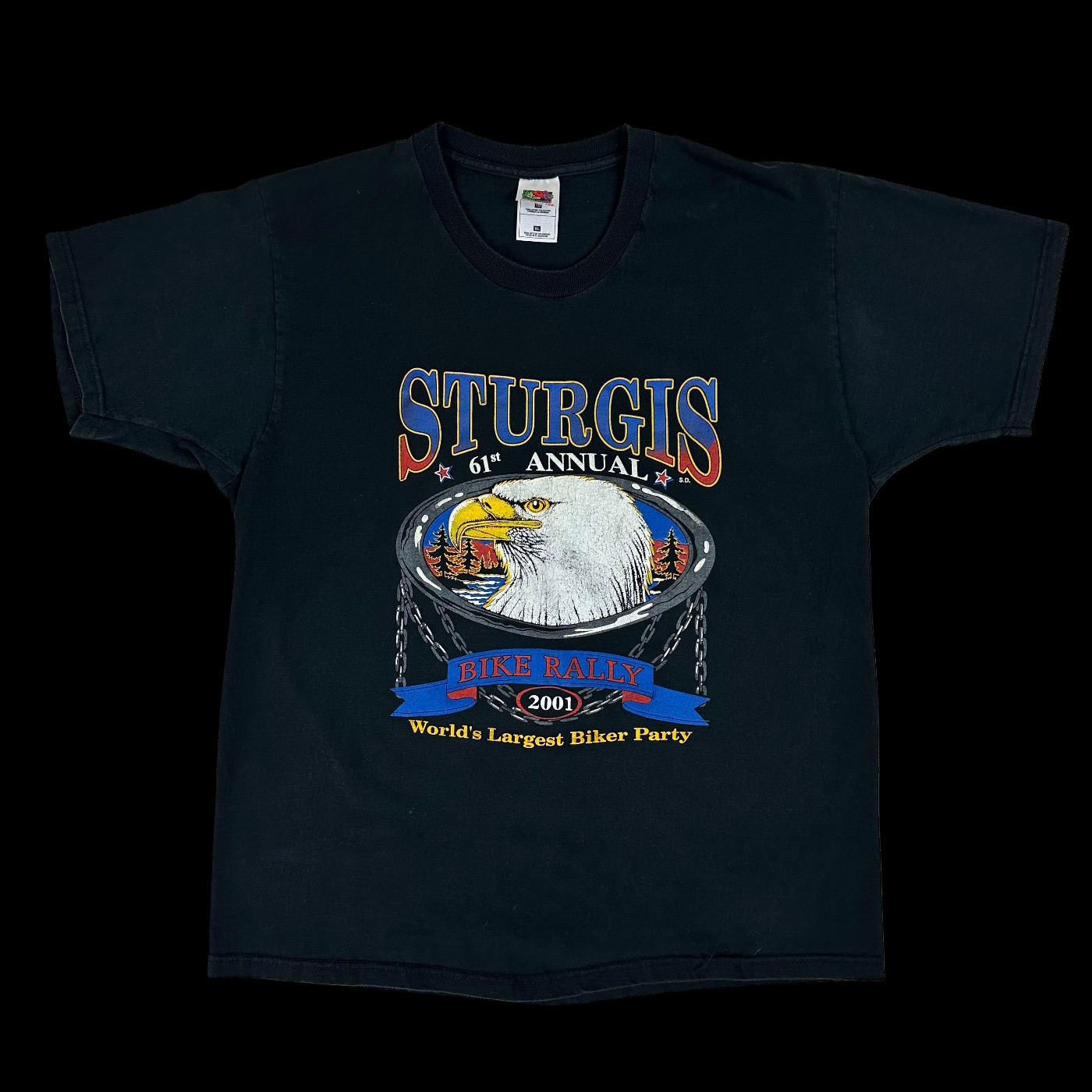 2001 sturgis bike rally eagle tee