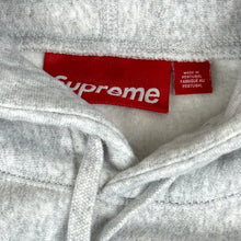 Load image into Gallery viewer, 2024 supreme collegiate sleeve hoodie ash grey
