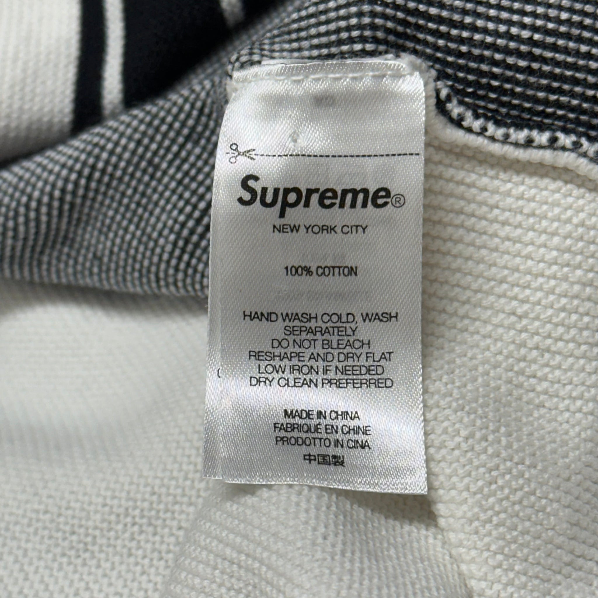 トップス supreme 22ss stripe button up polo white 2022 supreme stripe button up knit polo shirt – change clothes