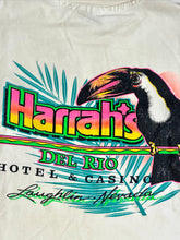 Load image into Gallery viewer, 90s harrahs del rio toucan tee
