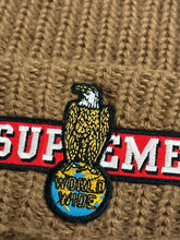 Load image into Gallery viewer, 2012 supreme mechanics beanie brown
