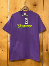 Load image into Gallery viewer, 2021 supreme shrek tee purple
