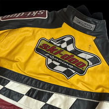 Load image into Gallery viewer, vintage ski doo leather racing jacket
