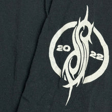 Load image into Gallery viewer, 2022 slipknot tour purple logos l/s tee
