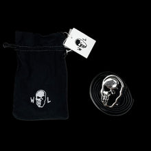 Load image into Gallery viewer, warren lotas skull buckle leather belt
