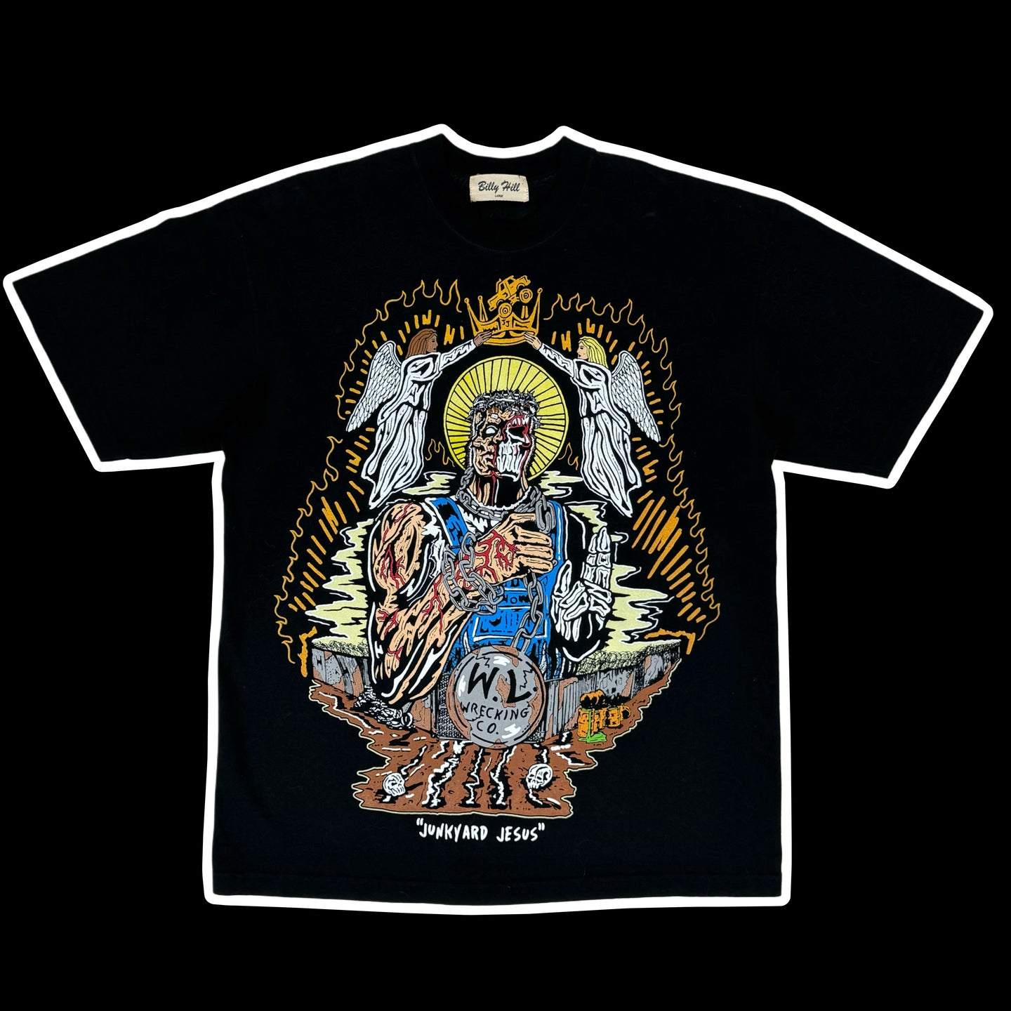 billy hill // warren lotas junkyard jesus tee