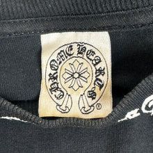 Load image into Gallery viewer, 2000s chrome hearts dagger pocket neck logo tee
