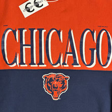 Load image into Gallery viewer, 1995 chicago bears two tone paneled crewneck
