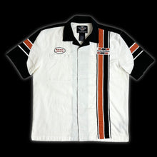 Load image into Gallery viewer, vintage harley racing mechanics button up
