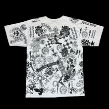 Load image into Gallery viewer, late 2000s chrome hearts stencil aop tee white
