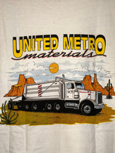 Load image into Gallery viewer, 90s kiewet united metro materials trucking tee
