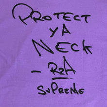 Load image into Gallery viewer, 2025 supreme // wu tang rza tee purple
