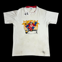 Load image into Gallery viewer, 80s budweiser bud man guitar tee red double collar
