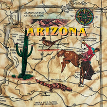 Load image into Gallery viewer, 1994 vintage arizona map aop tee
