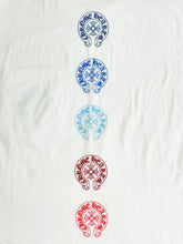 Load image into Gallery viewer, 2021 chrome hearts gradient horseshoes tee white multicolor
