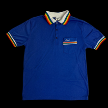 Load image into Gallery viewer, vintage hawaii rainbow stripe polo
