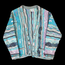 Load image into Gallery viewer, 90s coogi knit cardigan cotton candy colors
